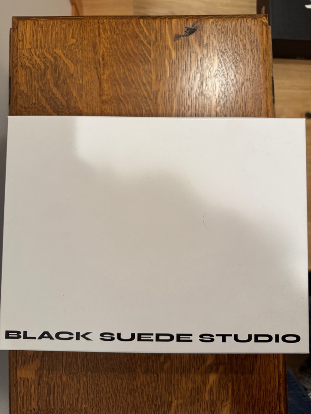 New Black Suede Studio Black High Heel Thong Sandals - Sleek Chunky Heel - Picture 6 of 7